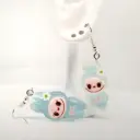 Aretes tipo Labubus Luminoso