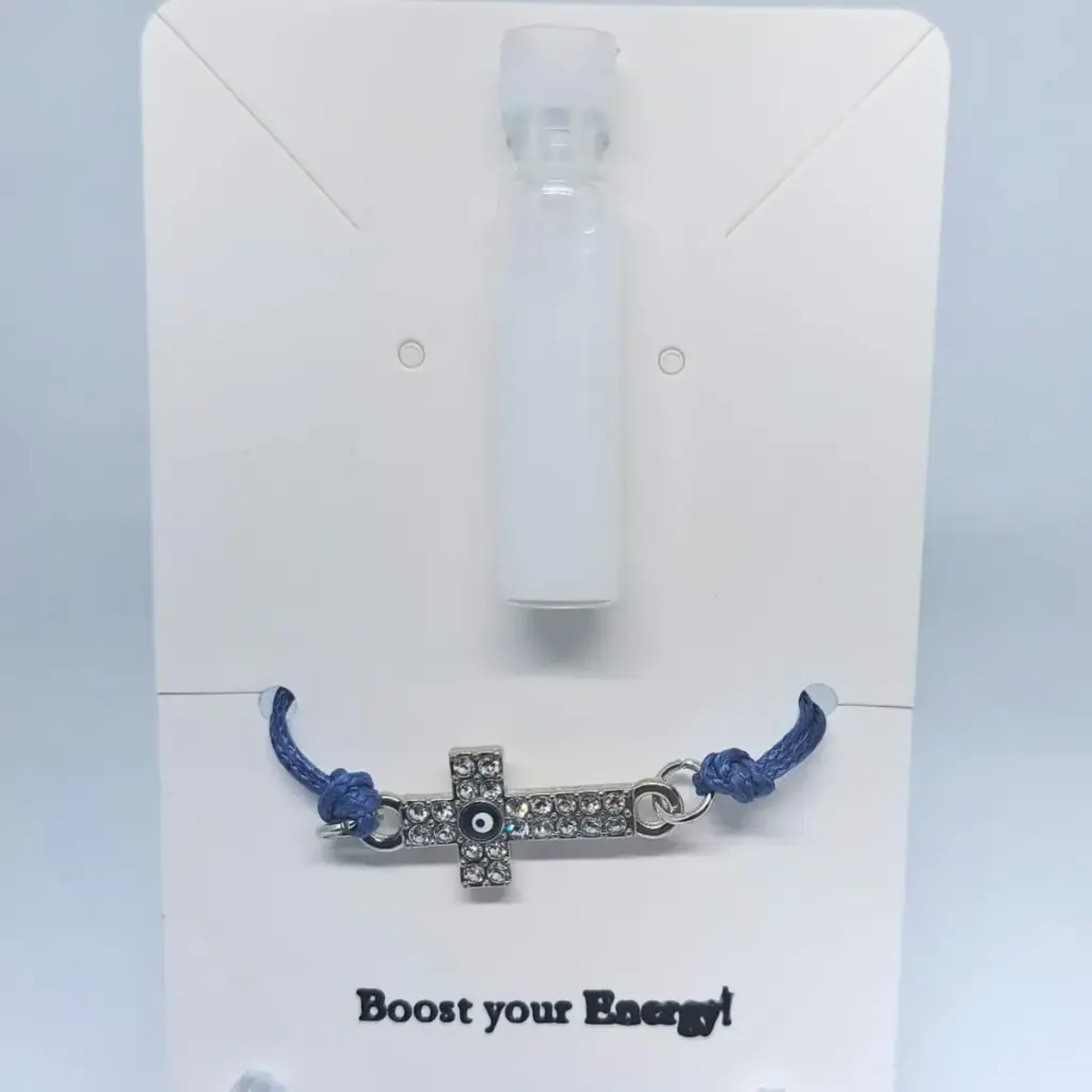 [TiniAcc-24-11] Pulsera Ojo Arabe + gotas serum Azul