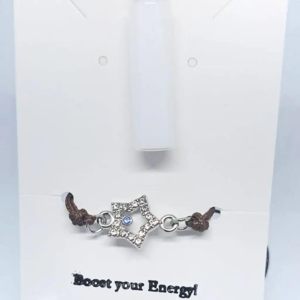 [TiniAcc-24-17] Pulsera Estrella Ojo Arabe (Marrón)