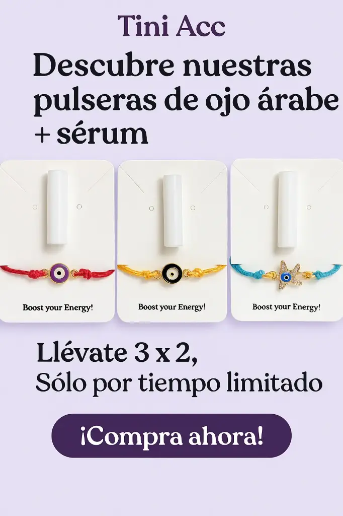 Set Pulseras Ojo Árabe 3x2