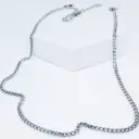 Cadena Acero titanio enchapado 3mm 60cm Caballero