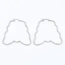  Aretes Estilo Francés Estilo Clásico Geométrico Ronda  Acero Inoxidable 304 Oro 