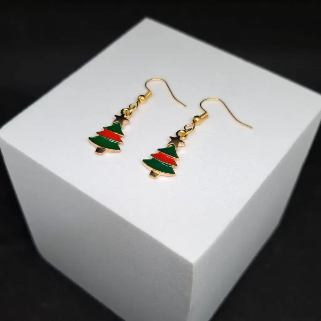 [TiniAcc-135] Aretes Navidad Arbolito