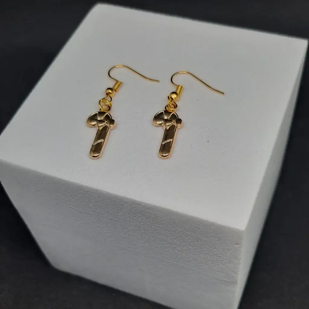 [TiniAcc-141] Aretes Bastón de Caramelo