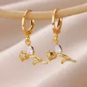 Arracadas Brillo Dual