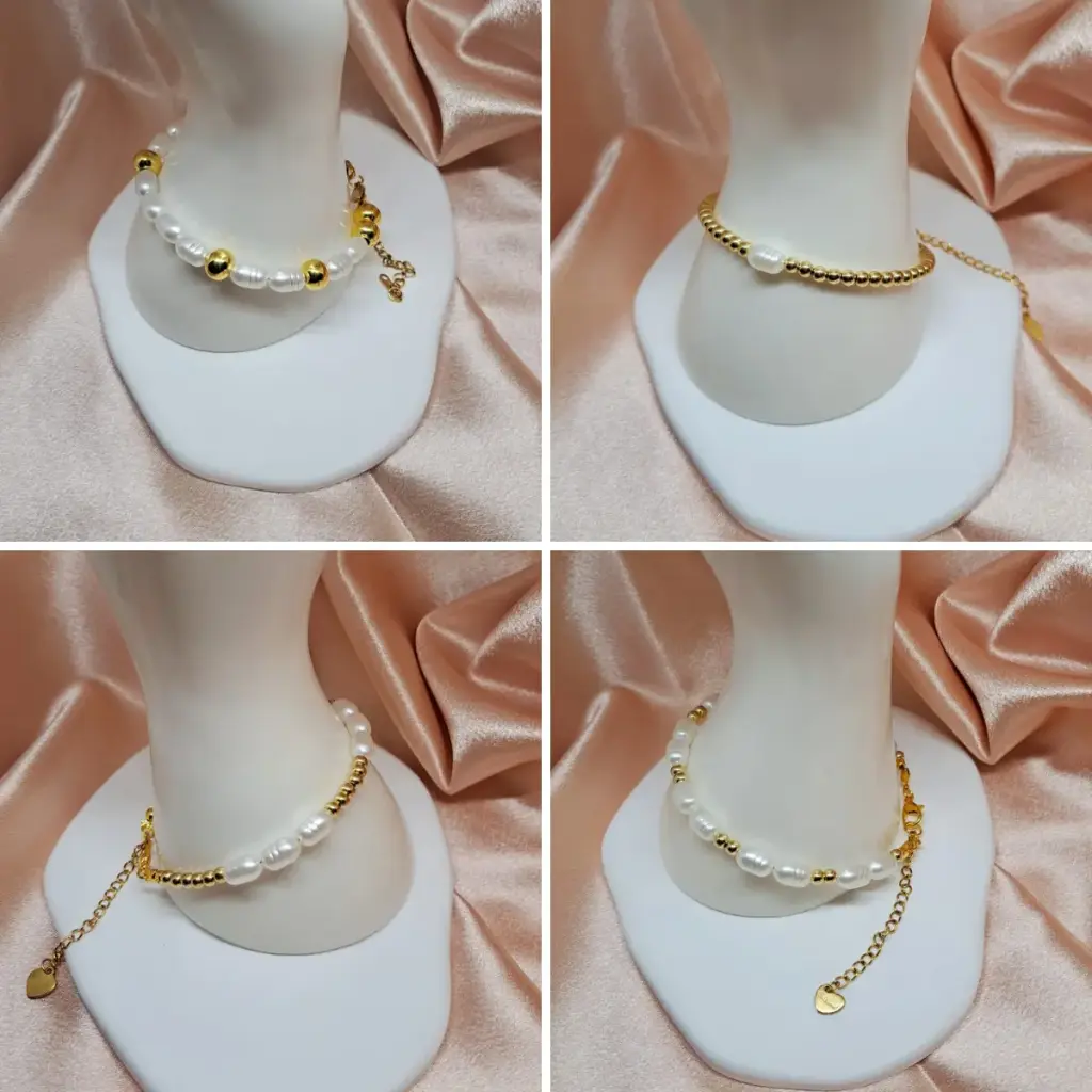 Arma tu Set de Pulseras Doradas 2x10%