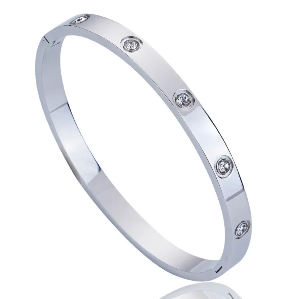 [42033137] Brazalete Maria Teresa (Plata)
