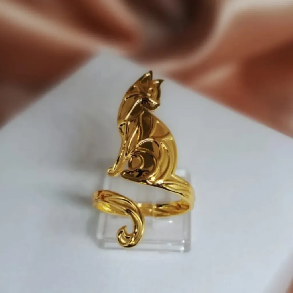 [43873542-2] Anillo Golden Cat