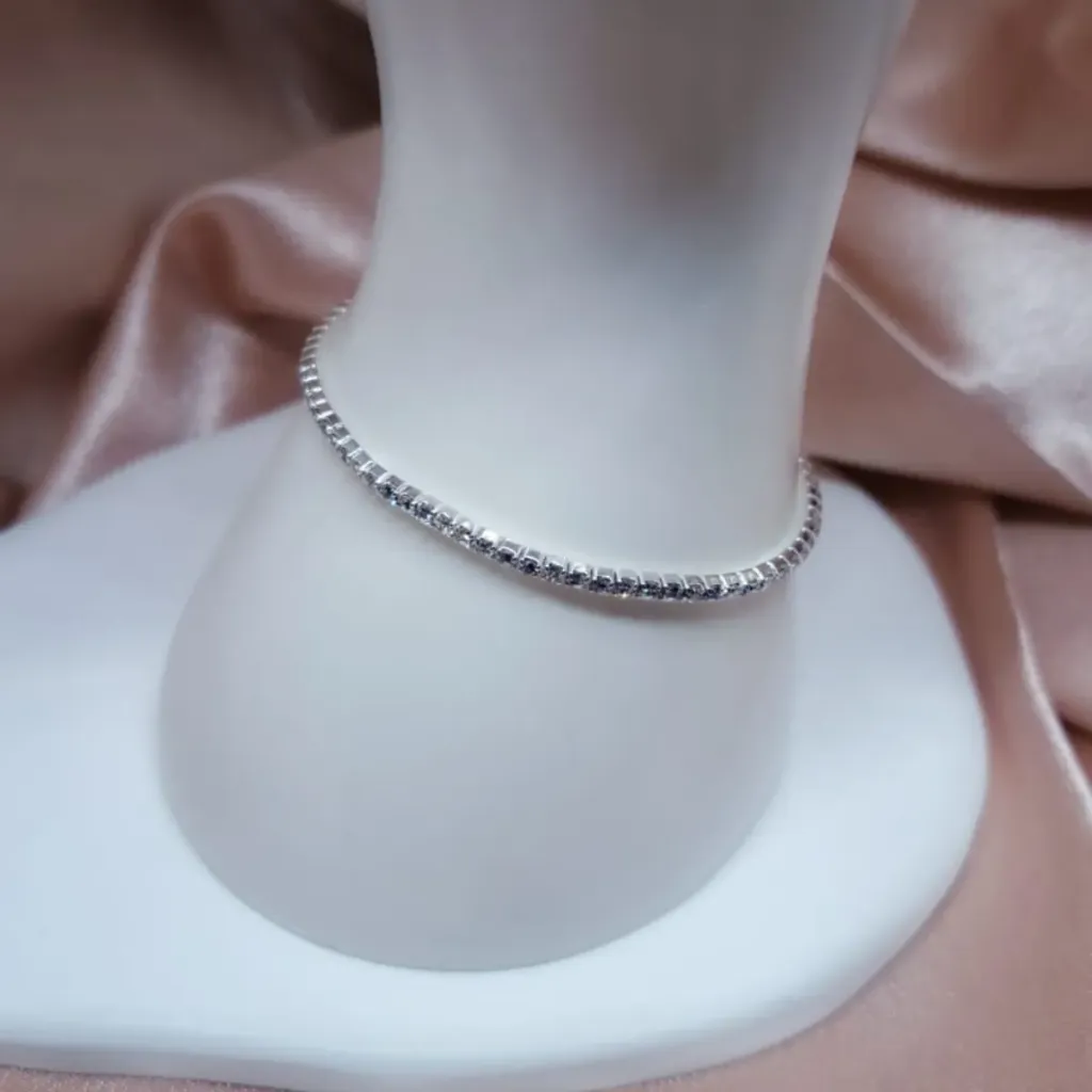 [WD485430-11] Pulsera Yenny (Plata)