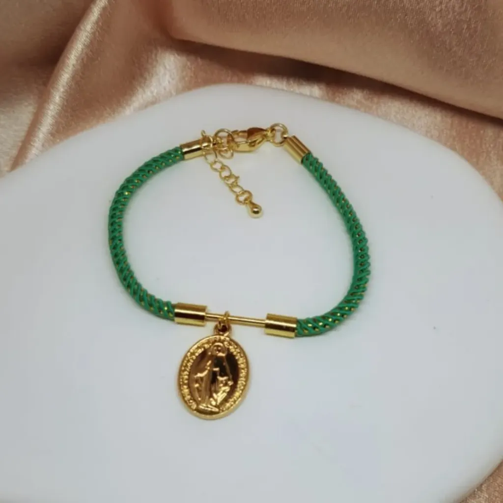 [40266369] Pulsera La Milagrosa (Turquesa)