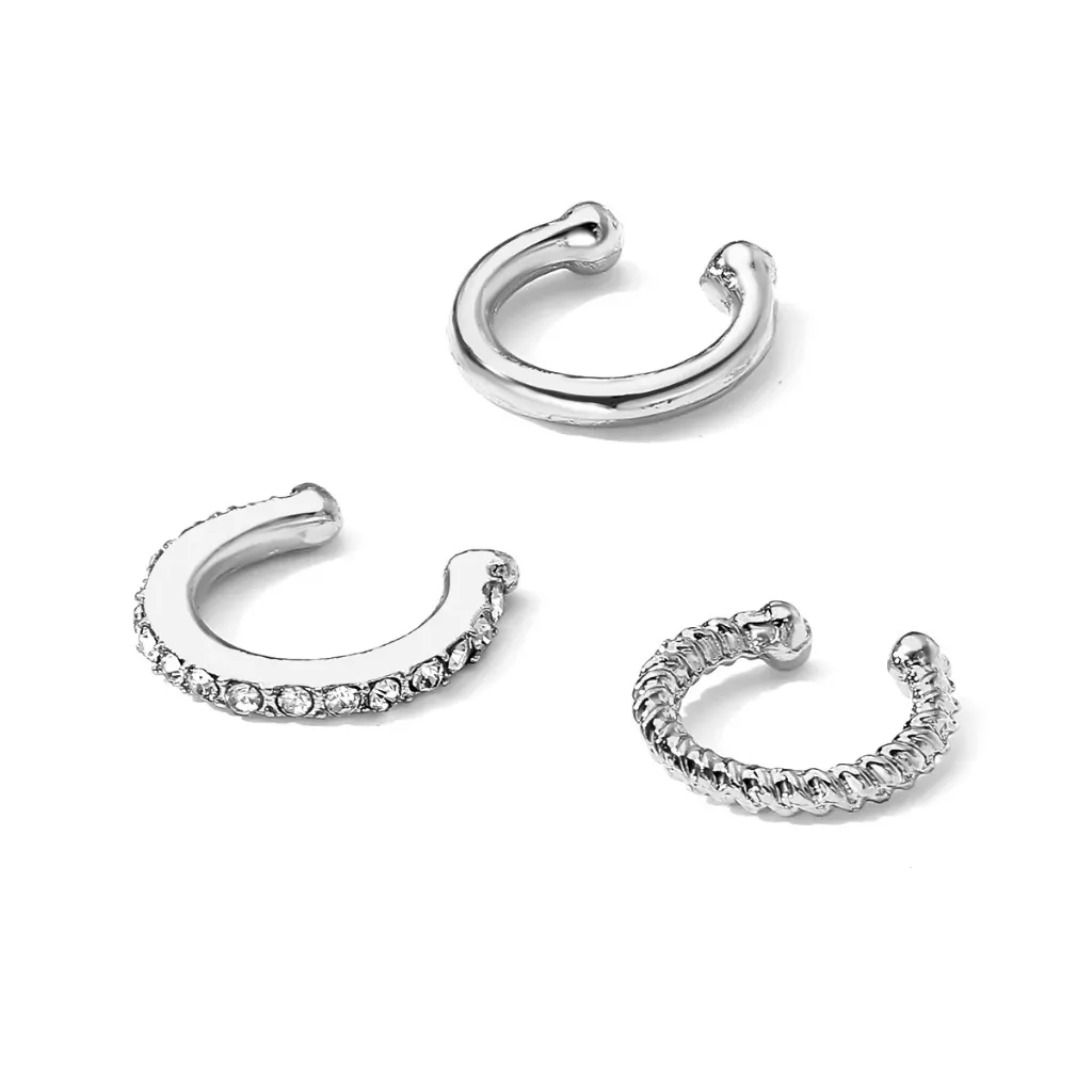 [43039392] Ear Cuffs Delphine (Plata)