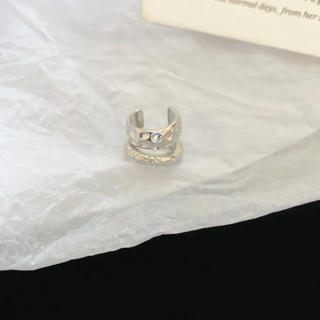 [45200427] Ear Cuffs Dunia (Plata)