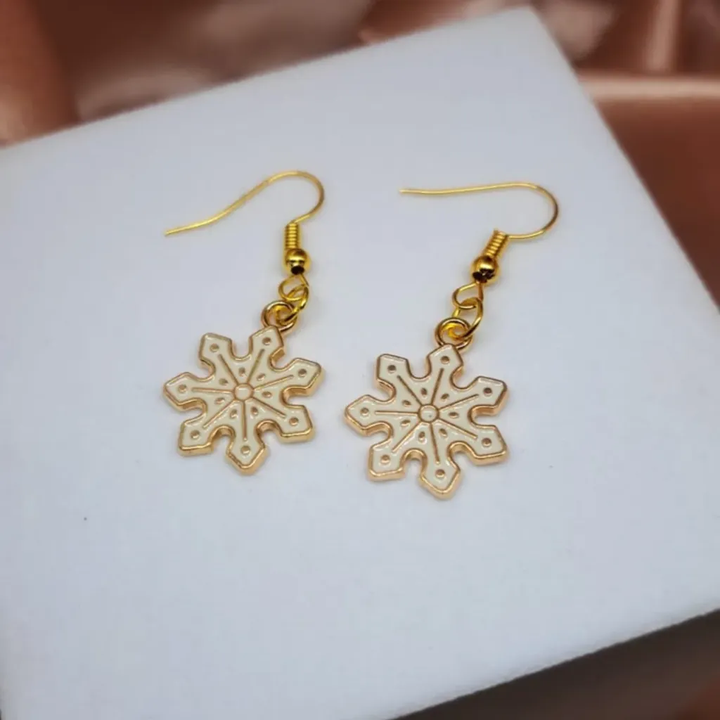 Aretes Snowflake Sparkle
