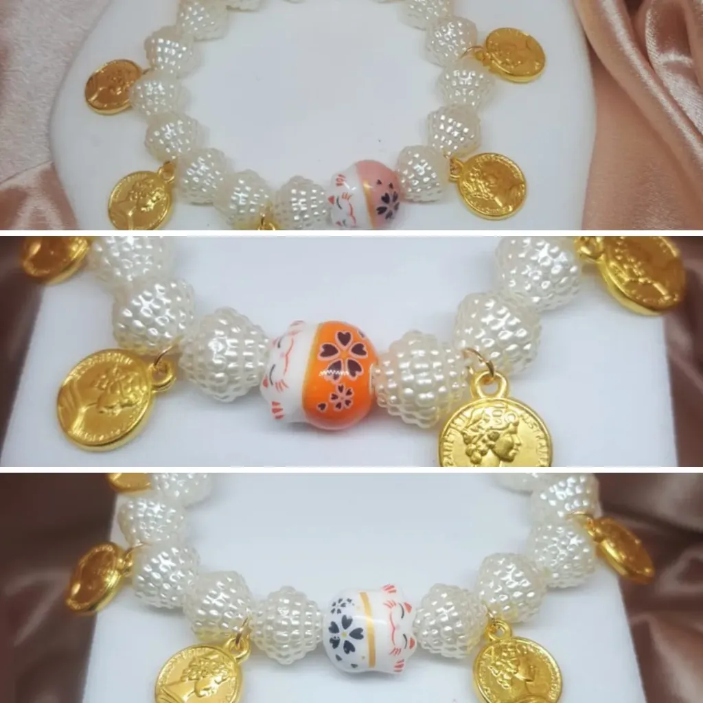 [TiniAcc-307] Pulsera Lavinia - Precio según variante (Blanco)