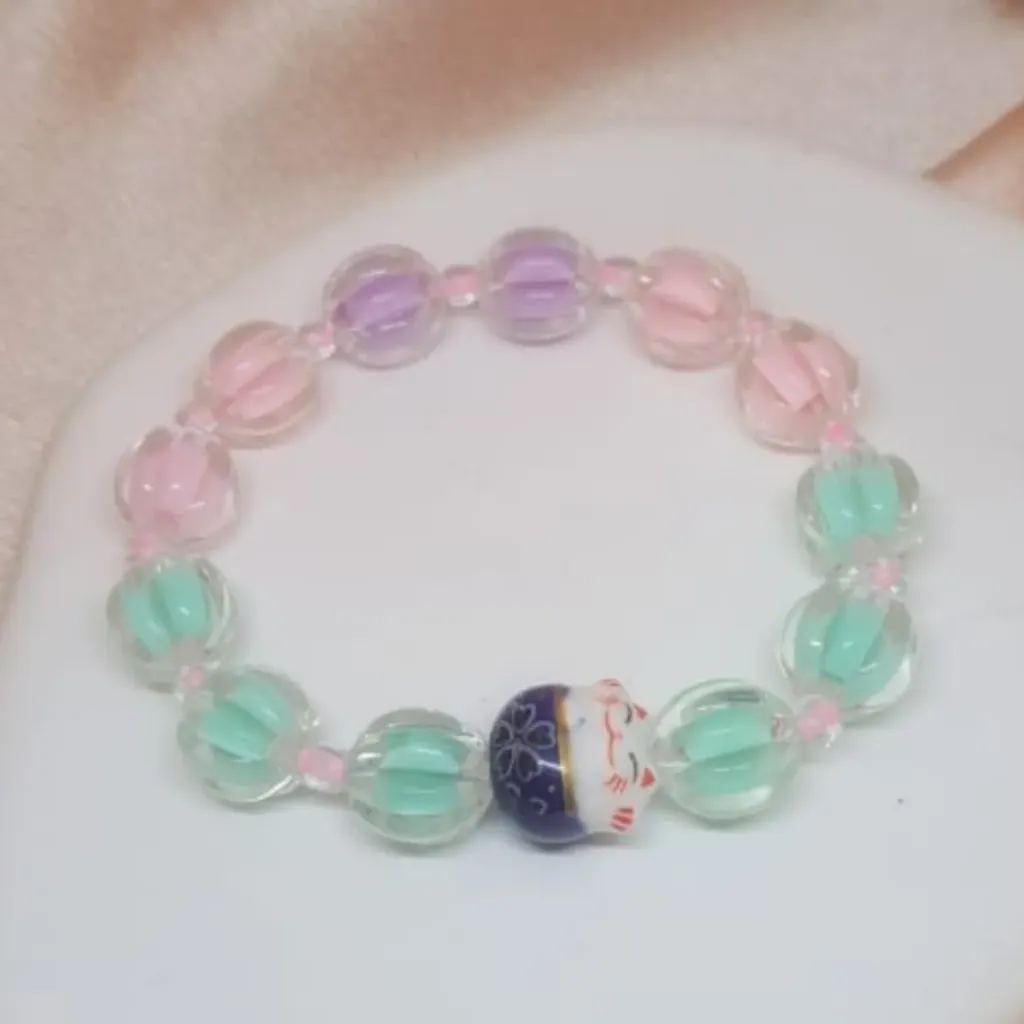 [TiniAcc-312] Pulsera Lea (Azul)