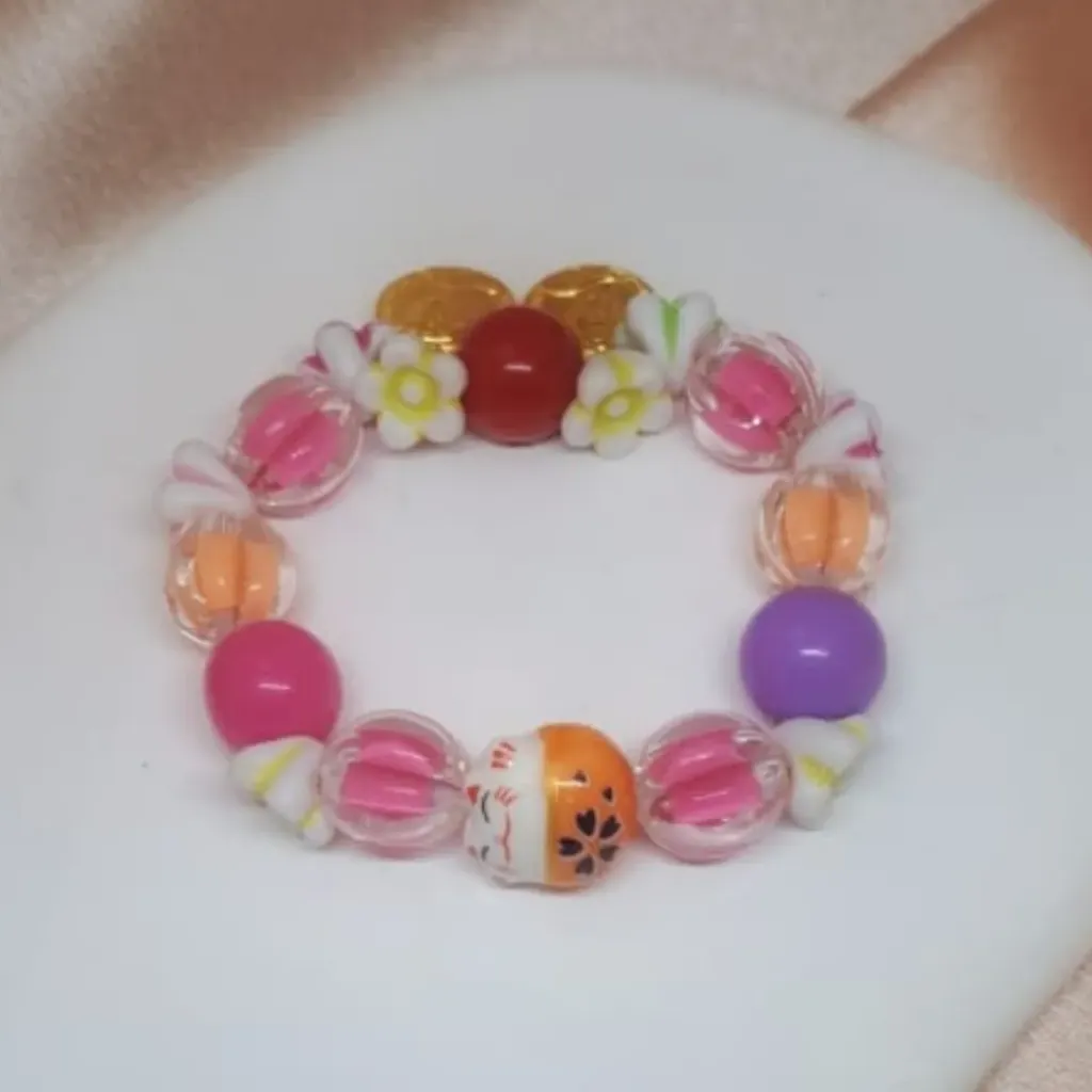 [TiniAcc-314] Pulsera Leia (Naranja)