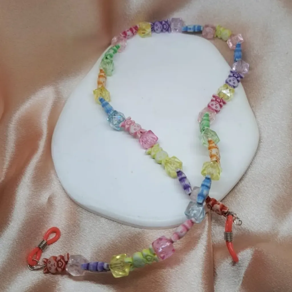 glasses chain Bunny & Cube