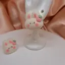  Aretes Cara Grande Conejo 