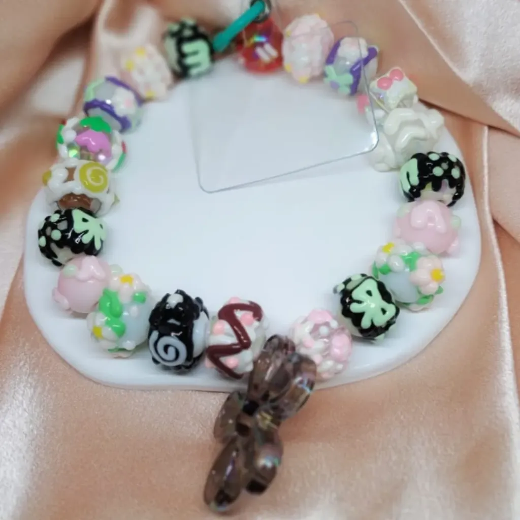 [TiniAcc-49] Correa de Muñeca para Teléfono – Kawaii Celeste