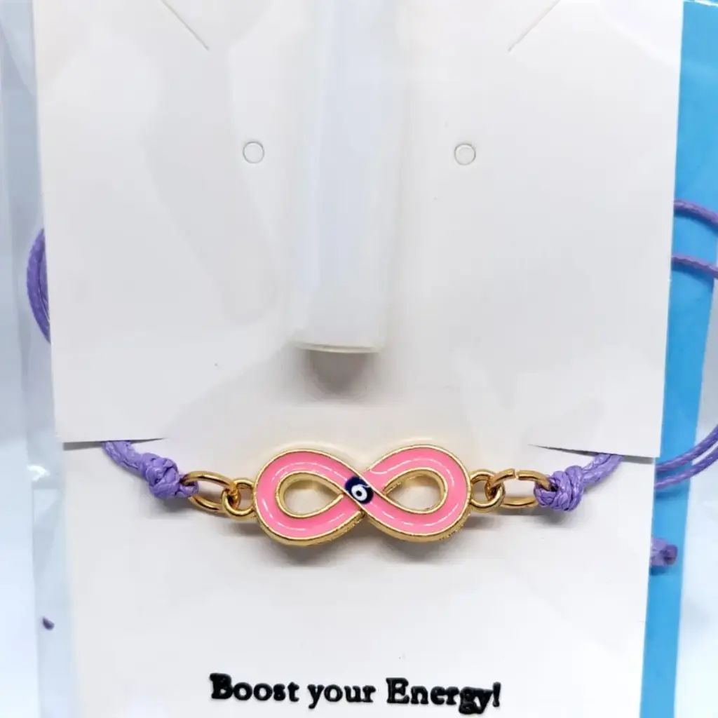 Pulsera Ojo Arabe + gotas serum VIOLETA