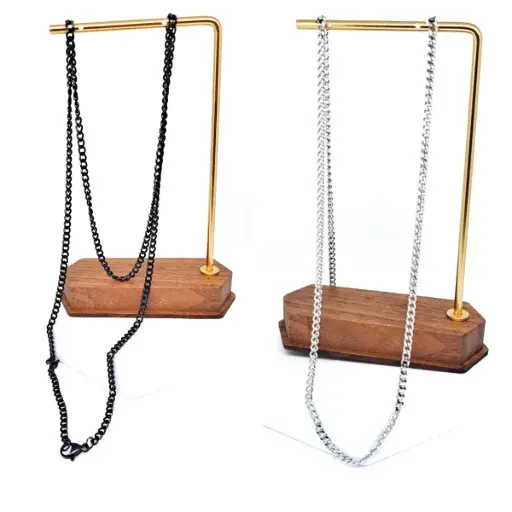 Cadena Acero titanio enchapado 3mm 60cm