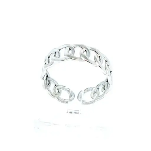 [NH33859007] Anillo Abierto Retro de Líneas Doradas – Acero Inoxidable 304